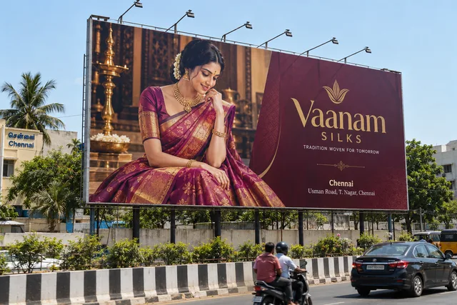 Fashion billboard — Billboard Printing brand and print concept