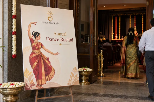 Recital welcome board example for dance class banner printing in chennai
