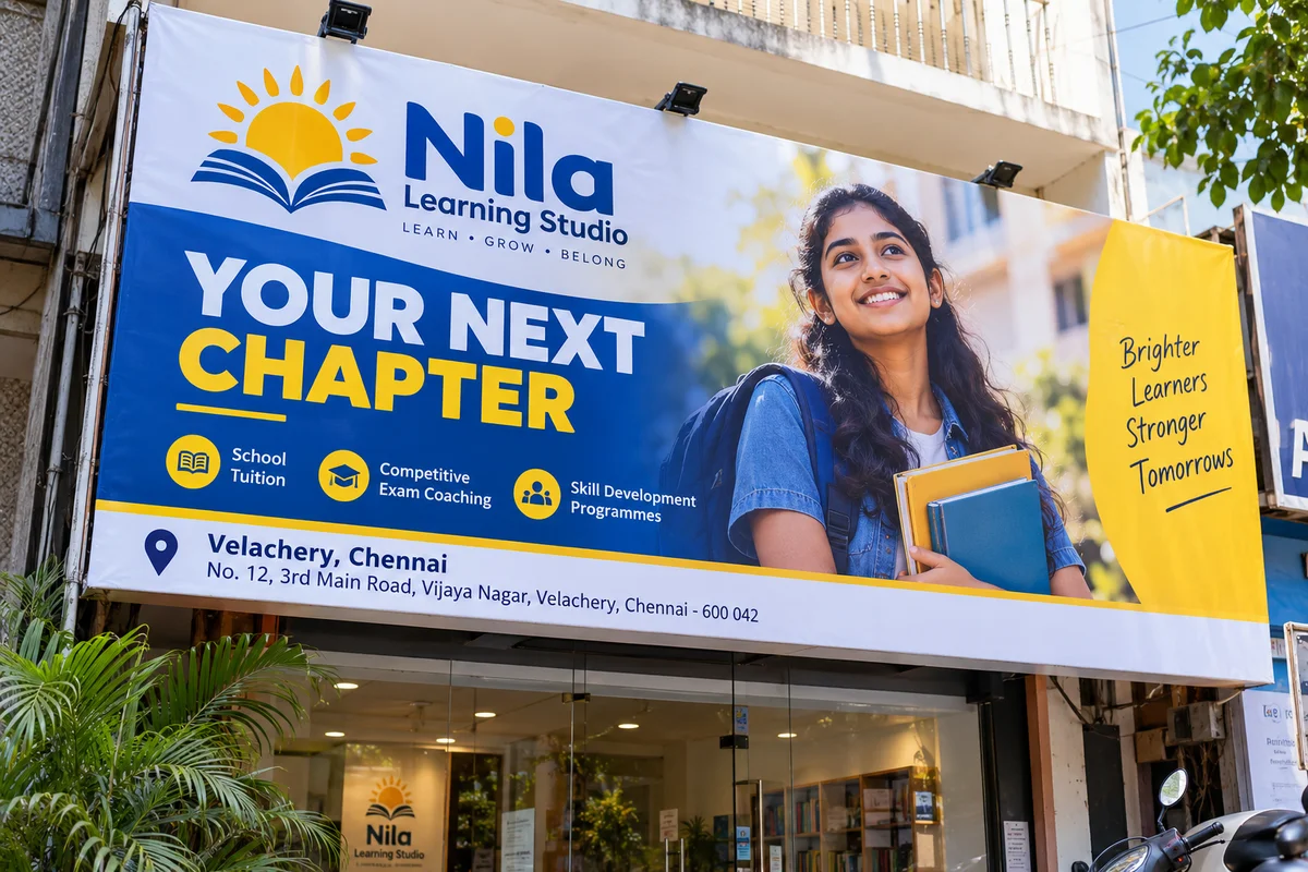 Velachery digital print campaign — Digital Printers in Velachery brand and print concept