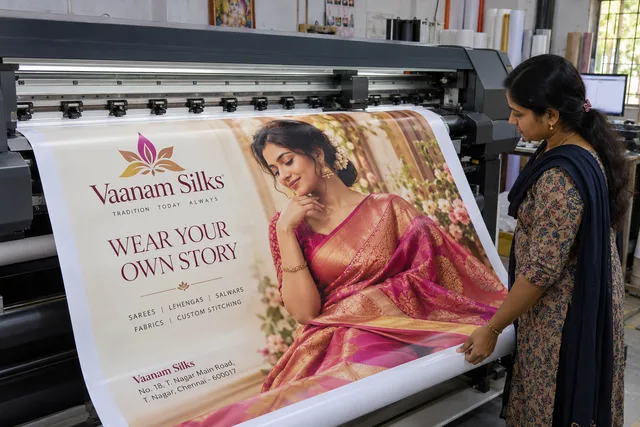 Eco-solvent print production — Eco Solvent Printing brand and print concept