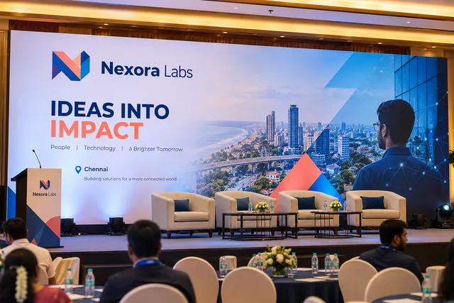 Conference event banner — Event Banner Printing brand and print concept