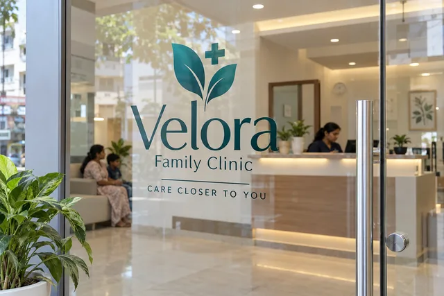 Transparent clinic glass print — Transparent Sticker Printing brand and print concept